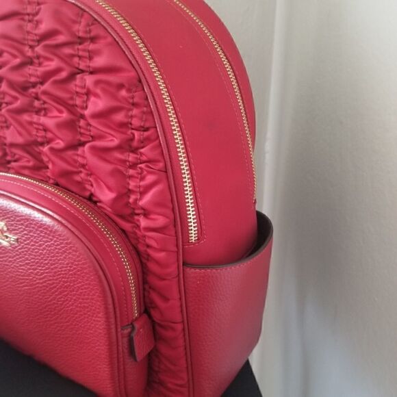 Coach Court Backpack and Cosmetic Bag Set